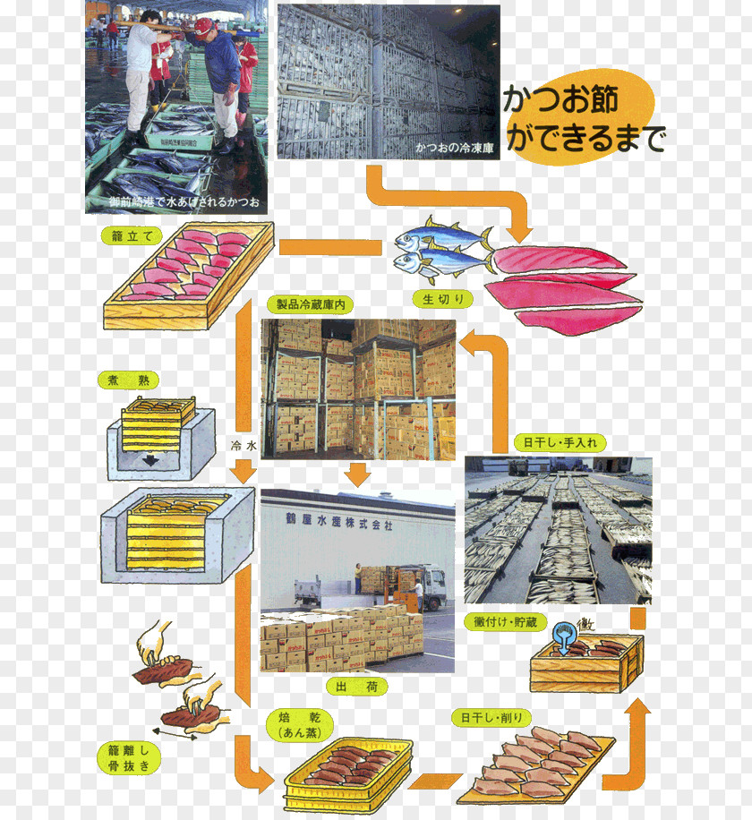 Operation 鶴屋水産（株） Katsuobushi Kuroshio かつおぶしができるまで Business PNG