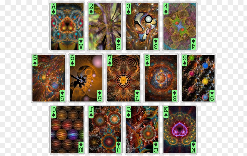 Playing Card Suit Pollinator Collage PNG