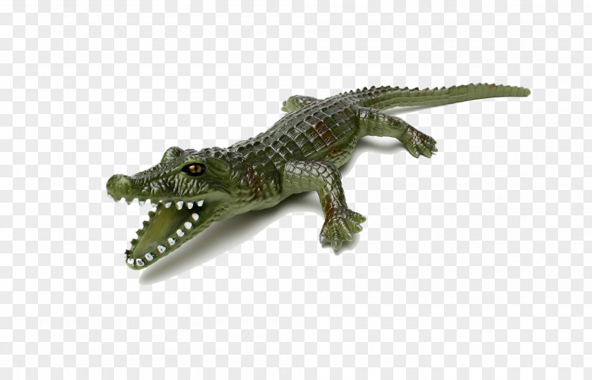 Alligator Small Models Nile Crocodile Reptile Toy PNG
