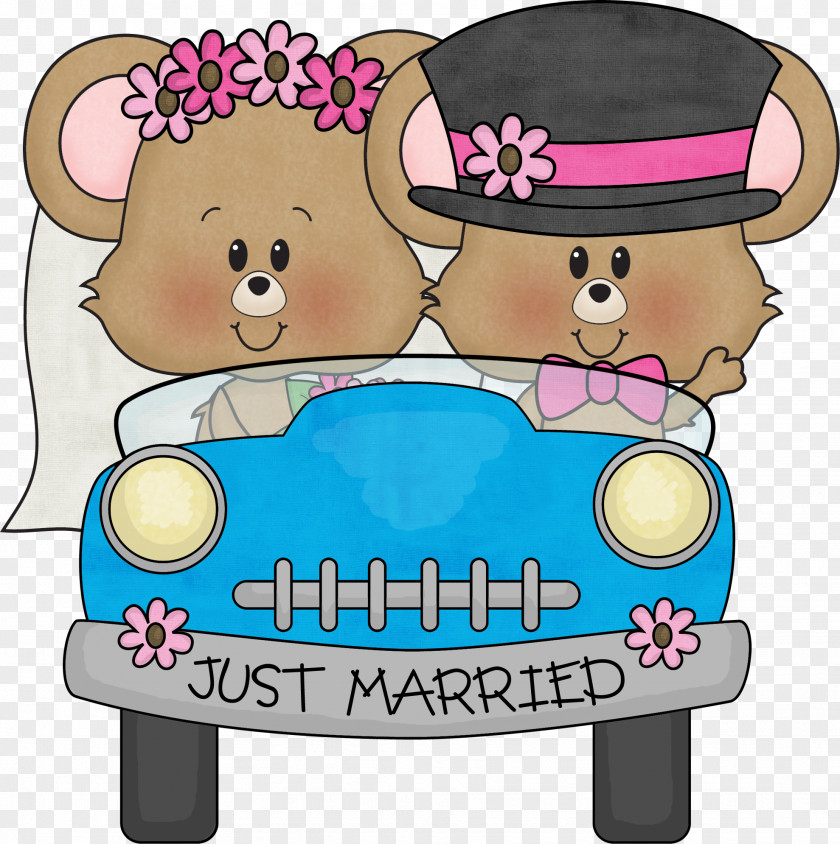 Just Married Marriage Drawing Family Clip Art PNG