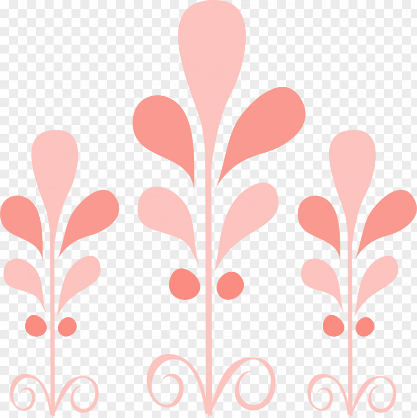 Pink Abstract Pattern Cartoon PNG
