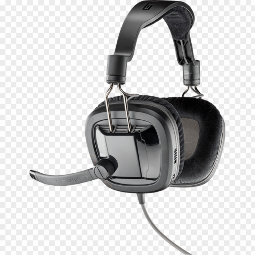 Stereo Headphones Microphone Video Game Plantronics Gamecom PNG