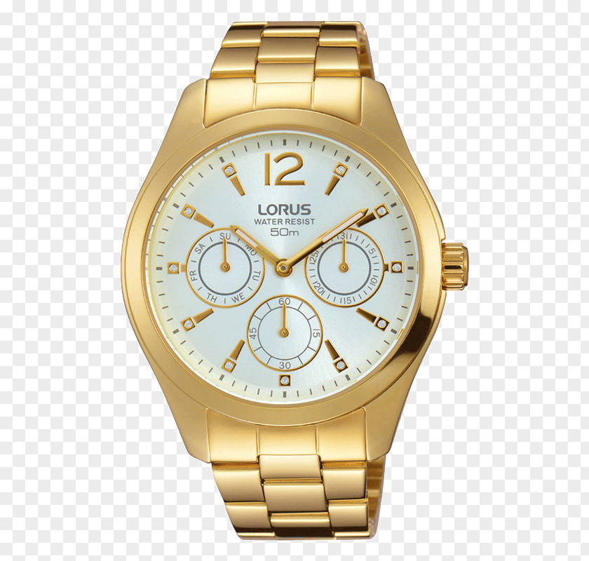 Watch Casio Edifice Gold Plating PNG