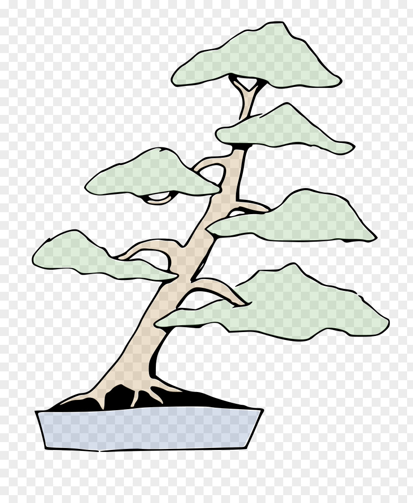 Bonsai Styles Tree Flowerpot Stil PNG