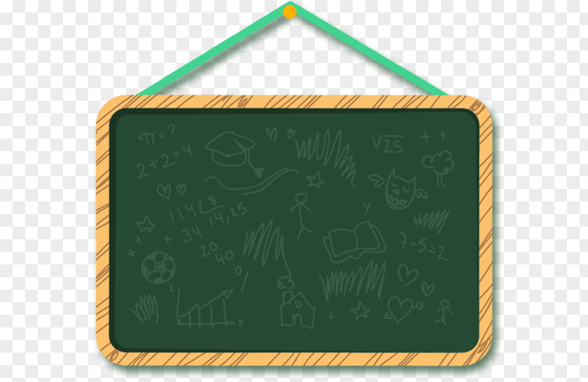 Green Chalkboard Blackboard Download Icon PNG