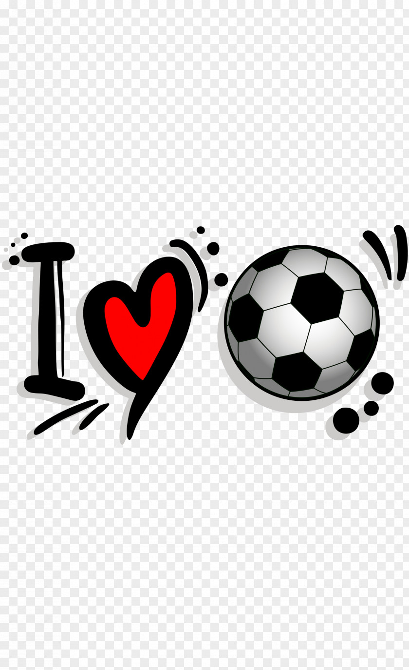 I Love You Football Clip Art PNG