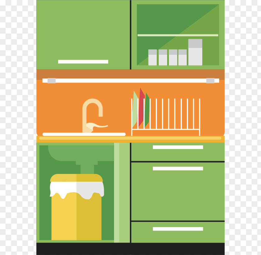 Kitchen Vector Table Furniture PNG