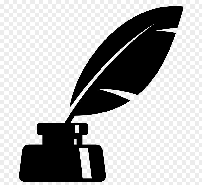 Pen Paper Quill Inkwell PNG