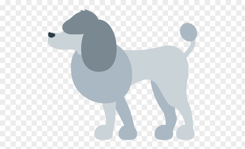 Poodle Puppy Emoji Animal Dog Breed PNG
