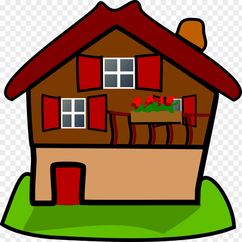 Brown House Cartoon Royalty-free Clip Art PNG
