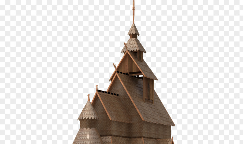 Church Borgund Stave Chapel 3D Computer Graphics PNG