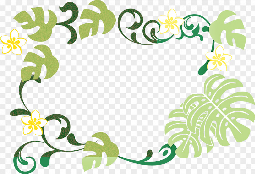 Flower Frame Floral PNG