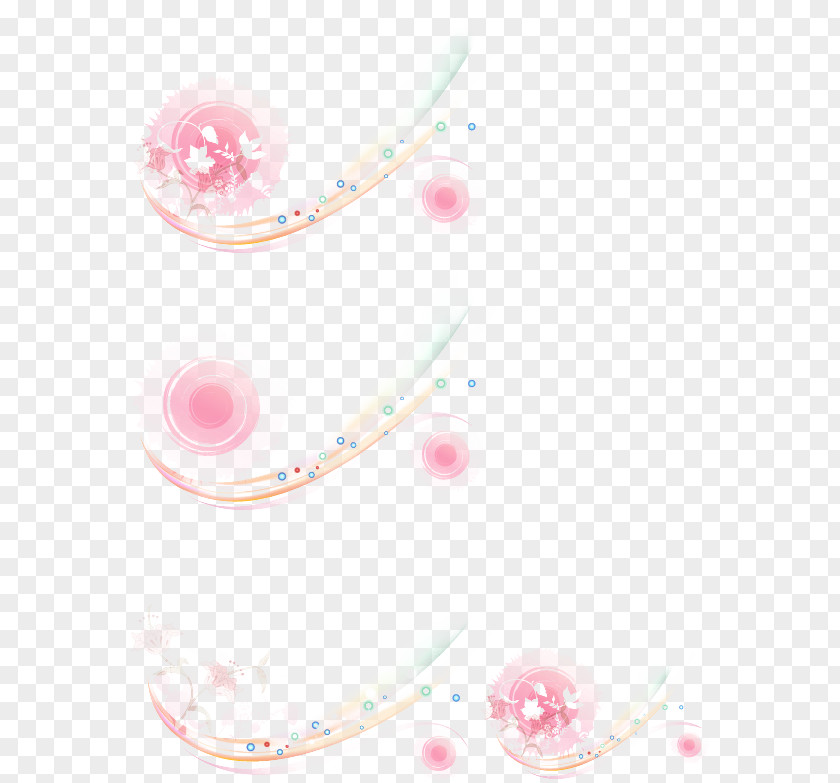 Ribbon Circle Close-up Pink Jewellery Font PNG