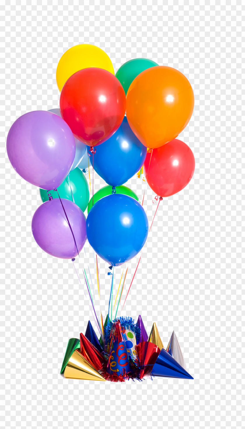 Colored Balloons Hot Air Balloon Pump Party PNG