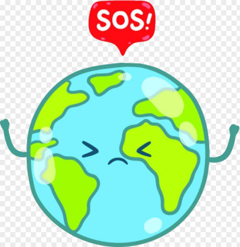 Earth Call For Help Globe Cartoon Royalty-free PNG