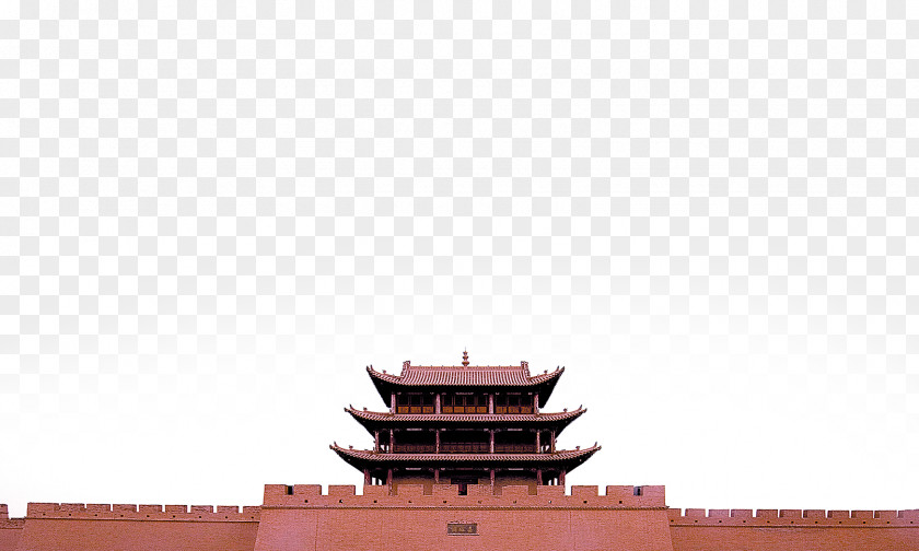 Forbidden City Great Wall Of China Jiayu Pass Dunhuang Jiayuguan PNG