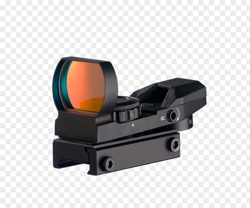 Weapon Reflector Sight Red Dot Reticle Weaver Rail Mount PNG