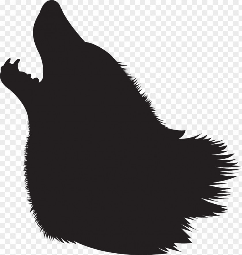 Wolf Gray Silhouette Clip Art PNG