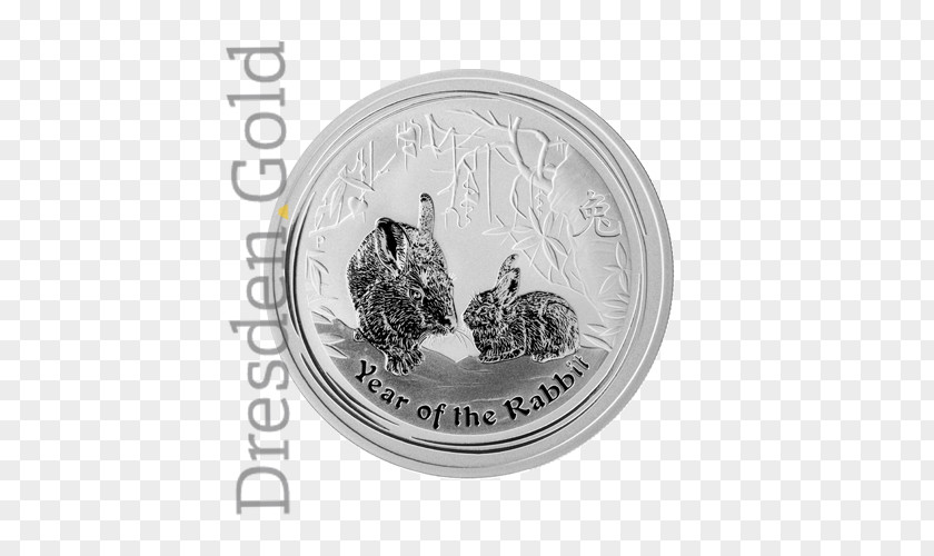 Coin Silver Perth Mint Troy Ounce Lunar PNG