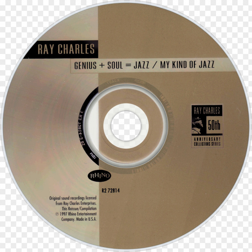 Ray Charles Compact Disc Genius & Soul: The 50th Anniversary Collection + Soul = Jazz Album Loves Company PNG