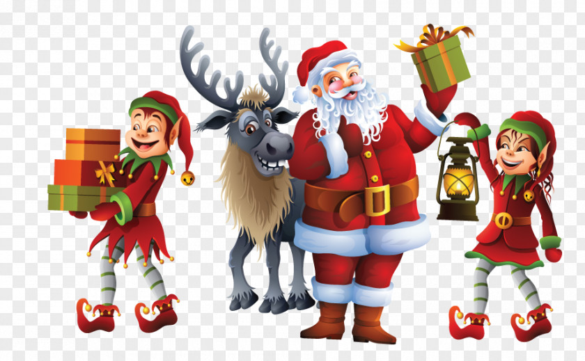 Reindeer Christmas Ornament Santa Claus (M) Day PNG