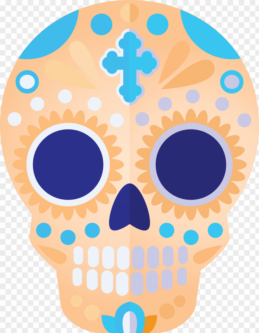 Skull Mexico Sugar Traditional PNG