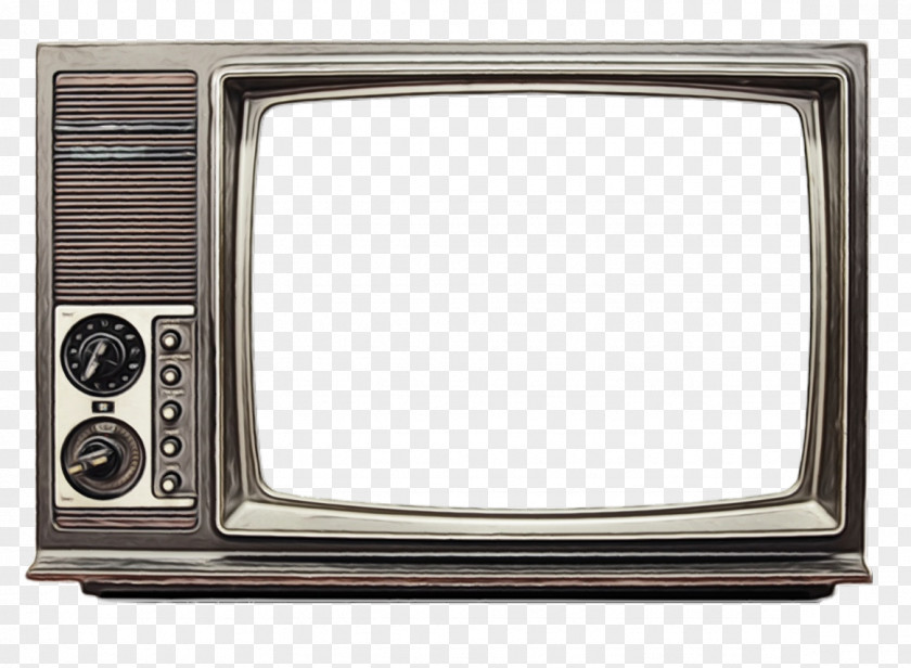 Television Analog Rectangle Media Set PNG