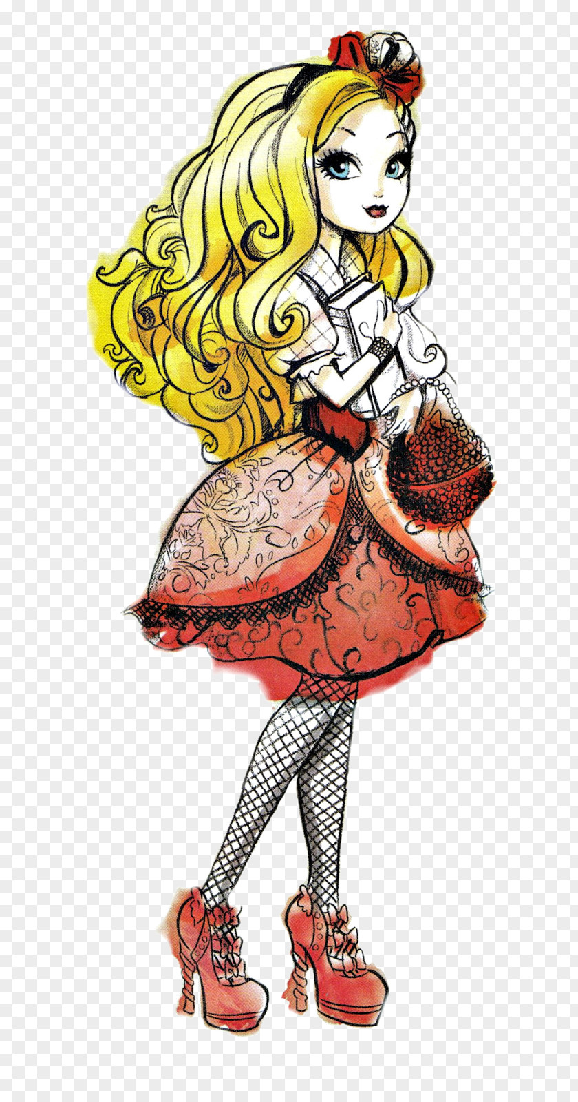 Book Ever After High Queen Of Hearts Drawing PNG