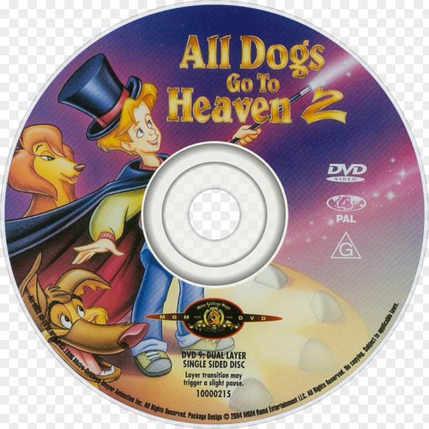 Dog Car Compact Disc Blu-ray DVD All Dogs Go To Heaven Film PNG
