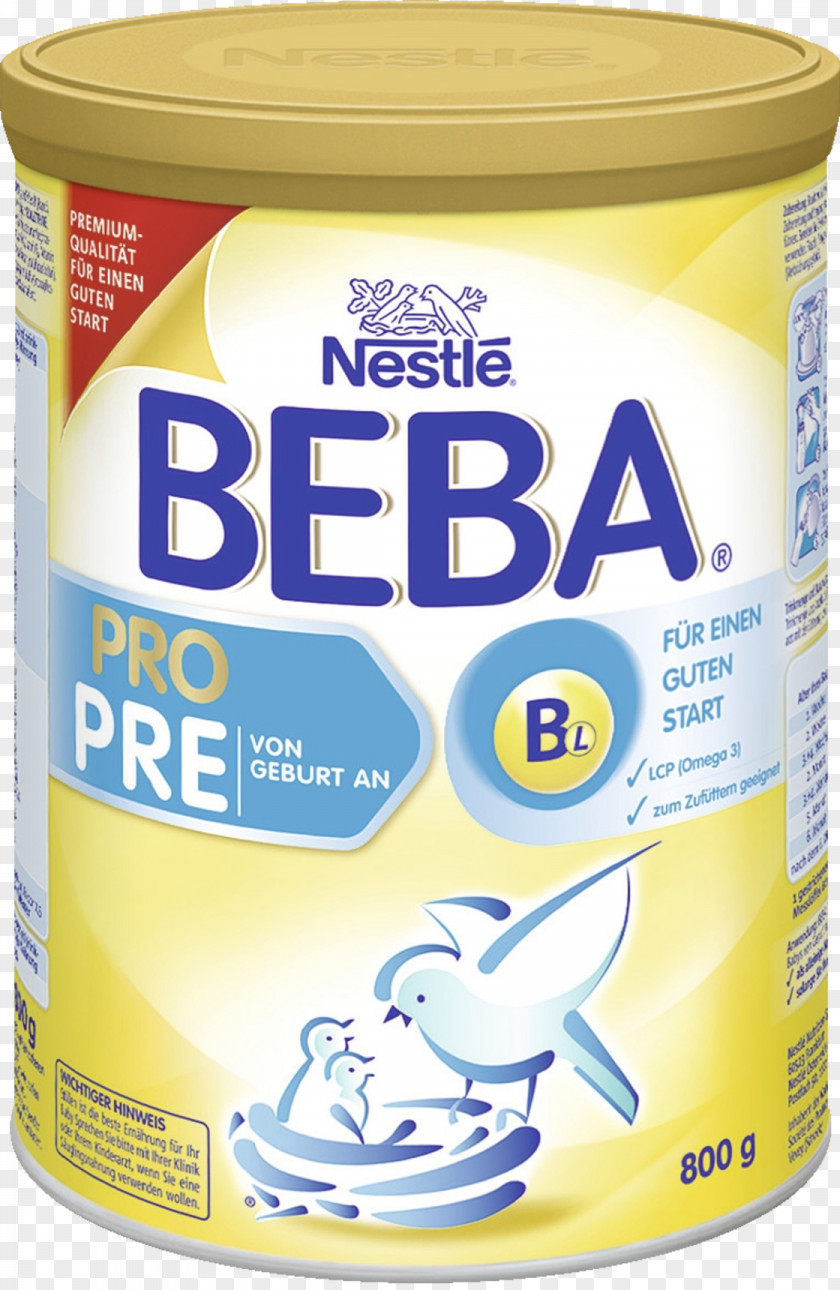 Milk Baby Formula Nestle BEBA Pro Pre Infant From Birth On, 800g Dairy Products PNG