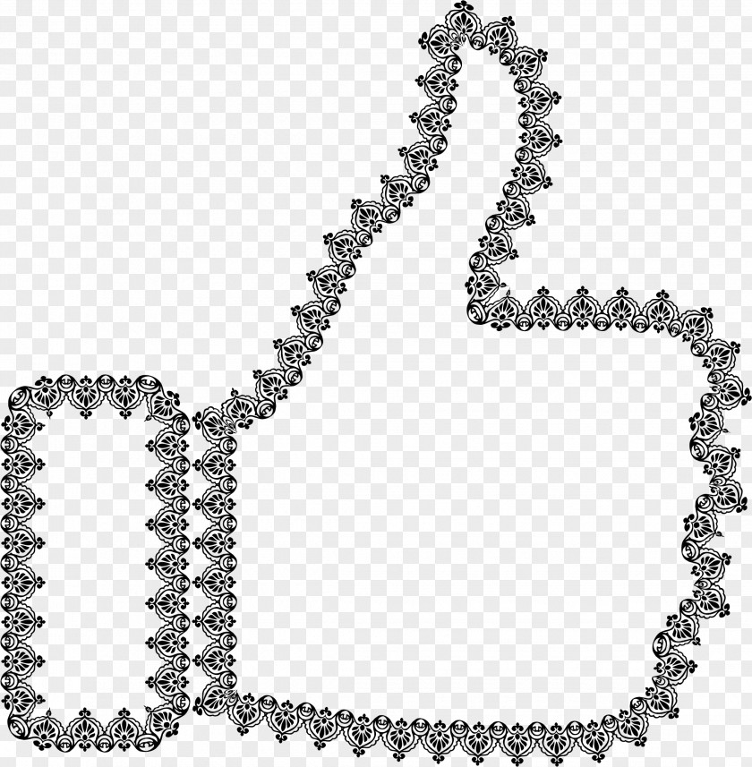 Vintage Border Thumb Signal Symbol Clip Art PNG