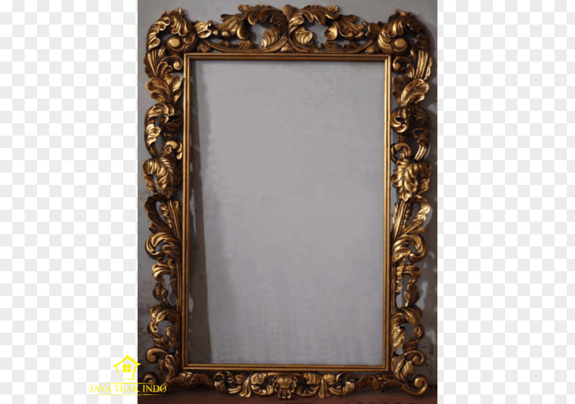 GOLD Leaf Frame Picture Frames Gold Mirror Painting PNG
