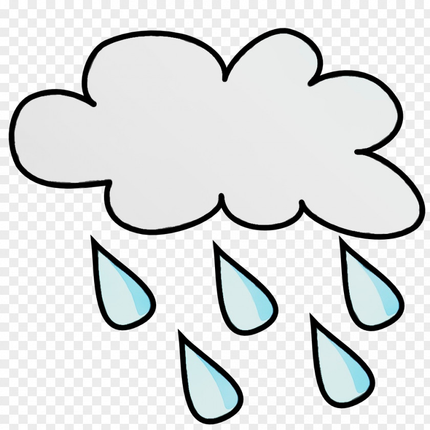 Line Art Meteorology Rain Cloud PNG