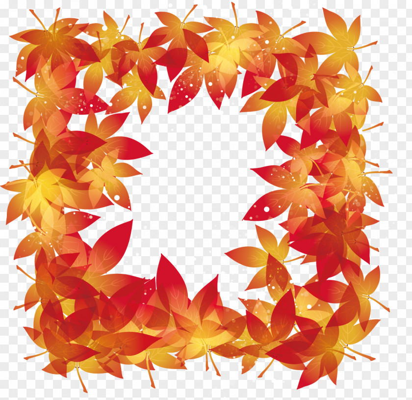 Vector Autumn Maple Leaves Leaf PNG