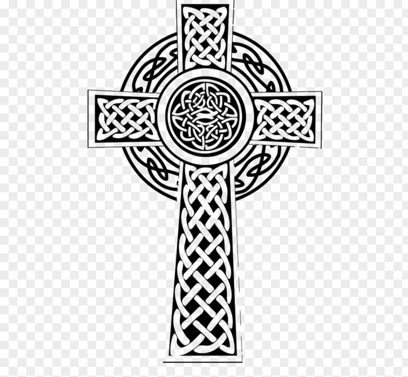 Christian Cross Celtic Knot Art PNG