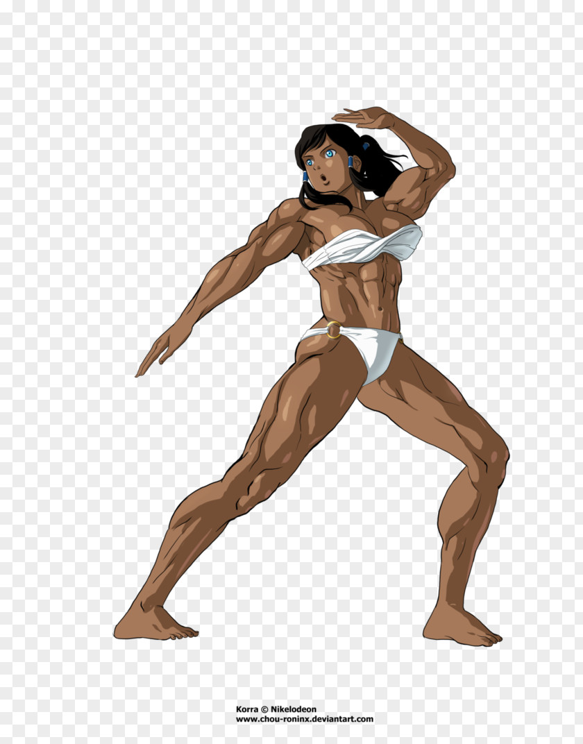 Muscle Woman Korra Katara Female Character PNG