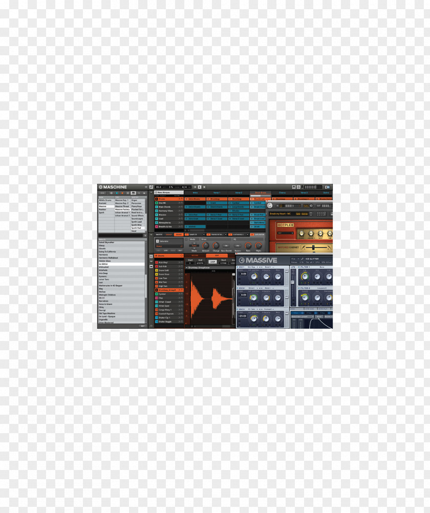 Musical Instruments Native Maschine Mikro MK2 DJ Controller PNG