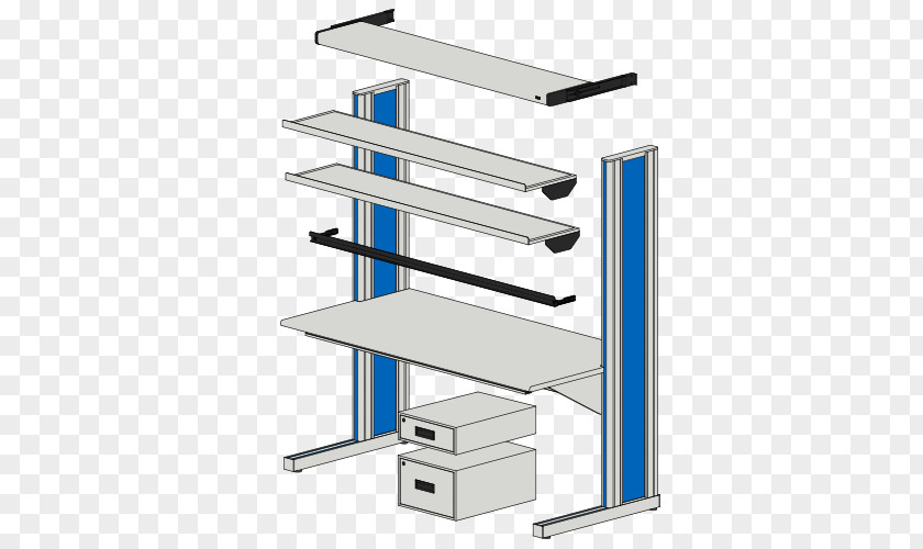 Dental Laboratory Shelf Furniture Workbench Workshop PNG