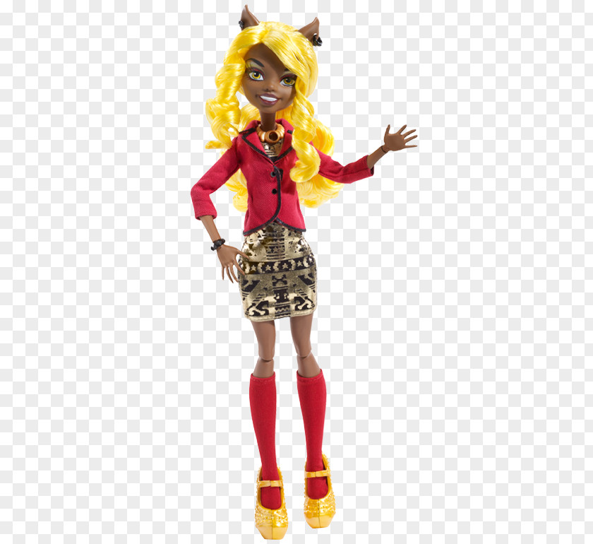 Doll Monster High Clawdeen Wolf Toy Frights, Camera, Action! Elissabat PNG