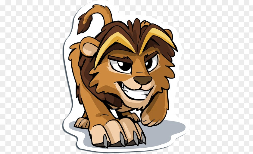 Lion Tiger Cat Content Clip Art PNG