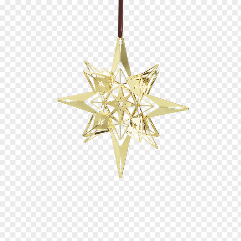 Silver Julepynt Christmas Tree Rosendahl Star PNG