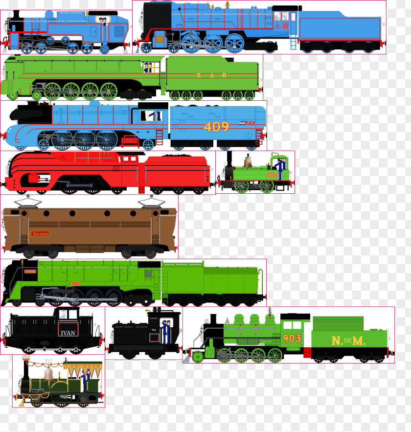 Train Thomas Tank Locomotive Railroad Car PNG