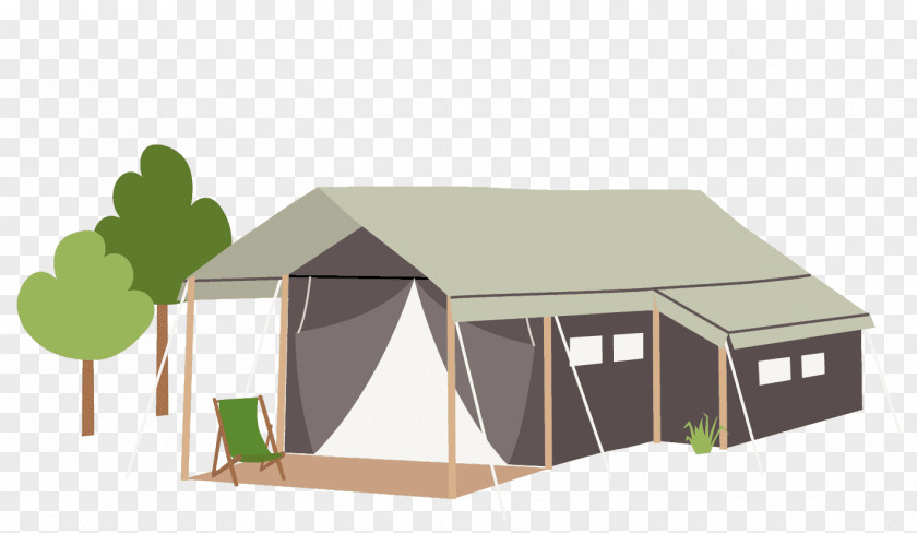 Vacation Glamping Accommodation Canvas Farm Tent PNG