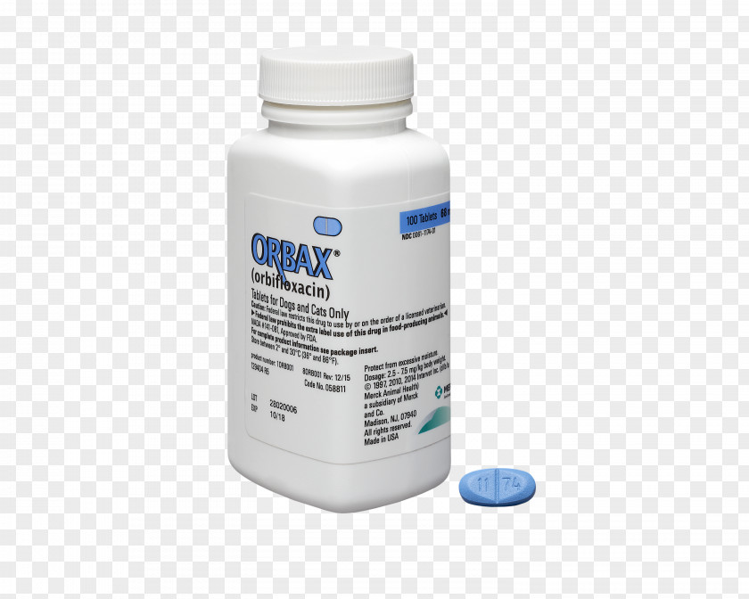 Tablet Orbifloxacin Pharmaceutical Drug Antibiotics Dog PNG
