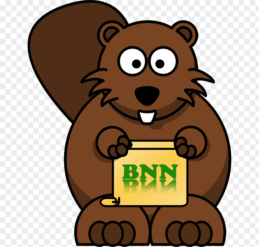 Beaver Cartoon Drawing Clip Art PNG