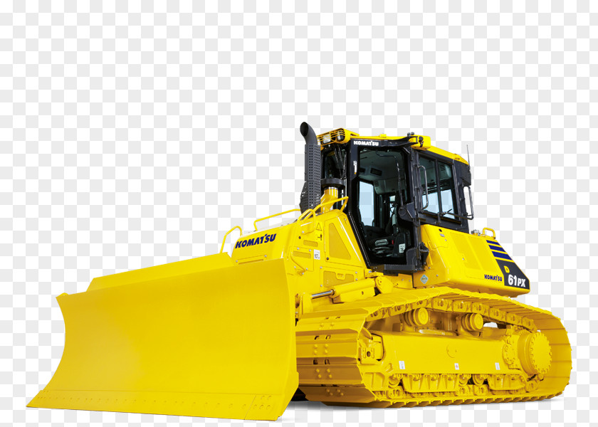 Bulldozer Komatsu Limited Heavy Machinery Construction PNG