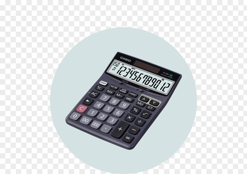 Calculator Casio DJ-120D Calucalor DJ-120DPLUS Black DJ120DPLUS-W CASIO CALCULATOR PNG