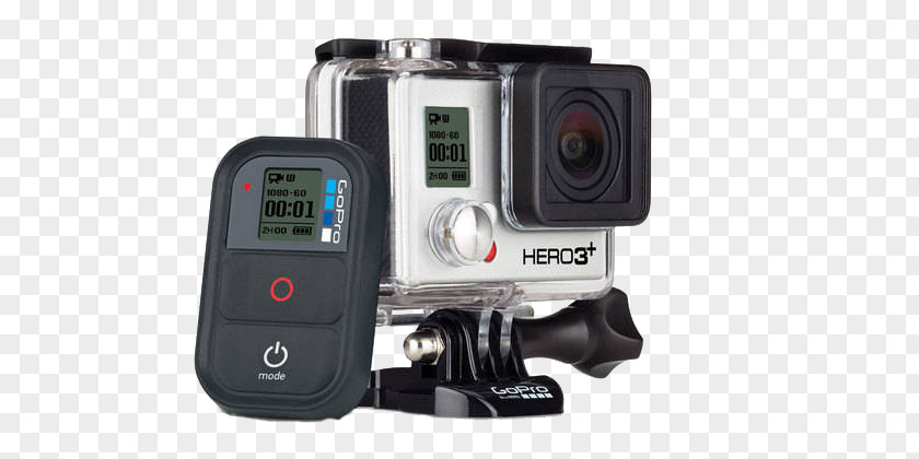 GoPro HERO3+ Black Edition HERO3 Hero2 Action Camera PNG