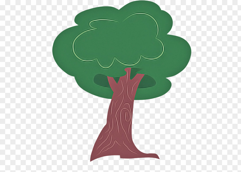 Green Tree Cartoon Leaf Plant PNG