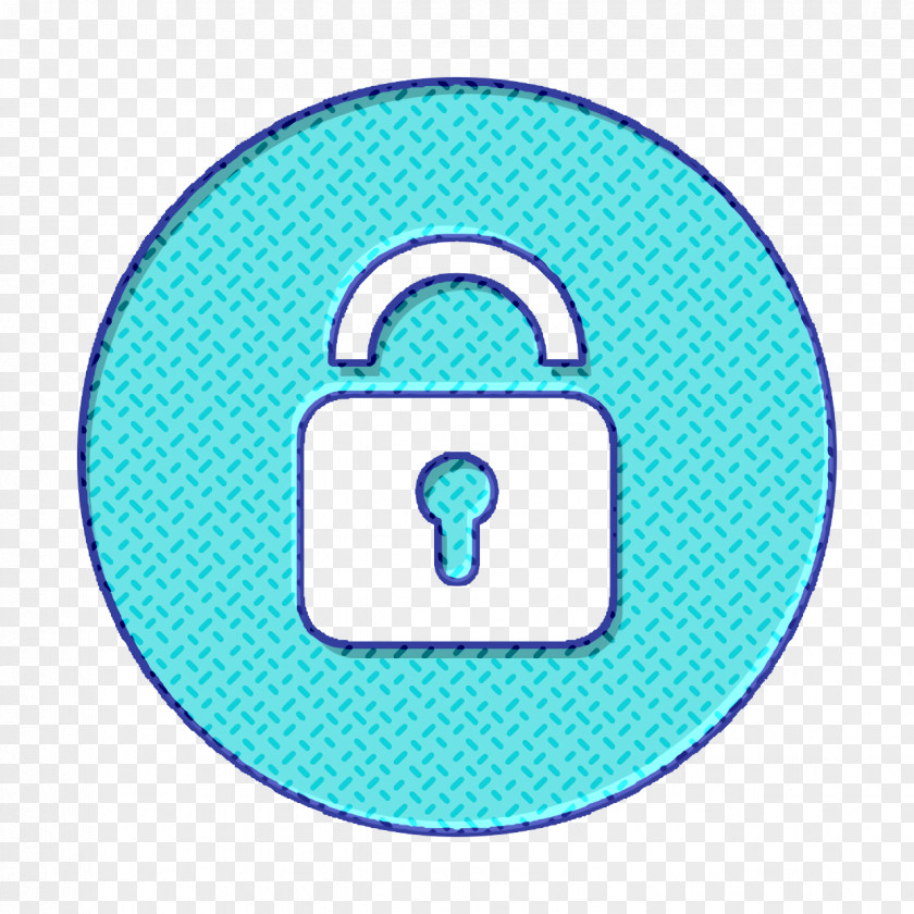 Lock In A Circle Icon Security PNG